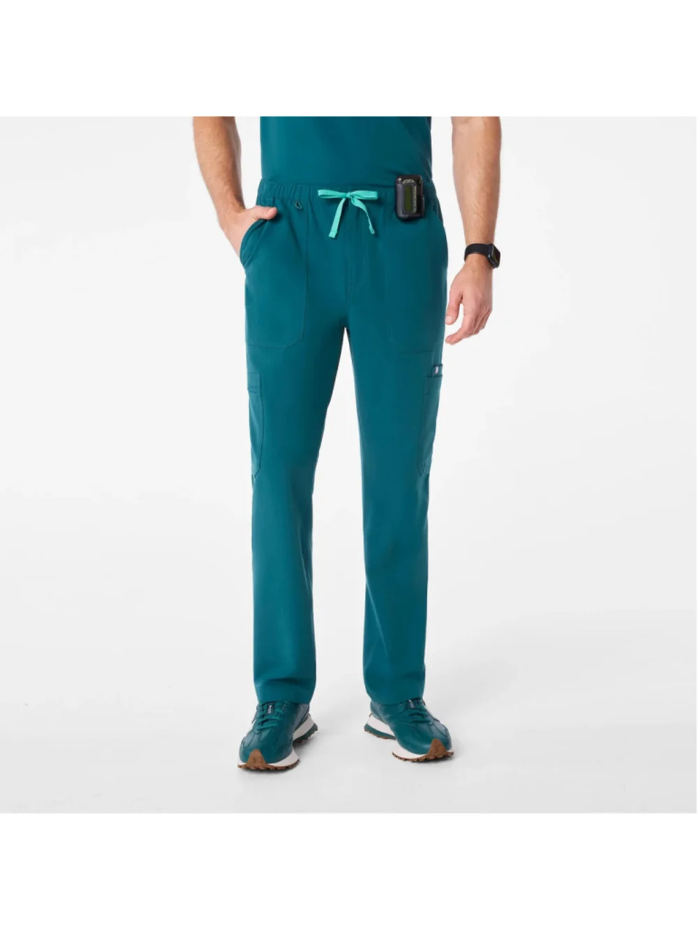 Figs Cairo Straight-Leg Scrub Pant Caribbean Blue Mens medium 2 pair
